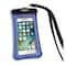 Wow Sports WATERPROOF POUCH 4 Inch x 8 Inch Blue Use To Hold Smart Phone With Lanyard 18-5000B - alternate 1