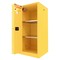 Securall Flammable Storage Cabinet, 60 Gallon, 2 Shelves, 34 in W x 65 in H x 34 in D, Yellow A260 - alternate 1