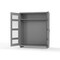 Strong Hold 14 GA Industrial Clear View Uniform Cabinet with Hanger Rod 56-LD-WR-241-L - alternate 2