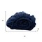 Homeroots Navy Blue Linen King Fitted Sheet 568230 - alternate 6