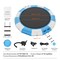 Vevor 10ft Inflatable Water Trampoline Swim Platform Bounce with Slide Pool Lake ZT10FTBGHD-US/EU - alternate 6