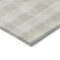 Homeroots 5' X 8' Ivory And Beige Plaid Washable Indoor Outdoor Area Rug 595488 - alternate 4