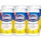 Clorox Disinfecting Wipes, Bleach Free Cleaning Wipes, 1-Ply, 7 x 7.75, Crisp Lemon, White, 75 Wipes, 6PK 01628 - alternate 1