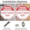 Signmission Private Property Don't Even Ask!, 6 inch X 6 inch, Plastic Sign, 2PK OC-P-2PACK-6-152 - alternate 4
