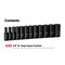Capri Tools 3/8 in. Drive Deep Impact Socket Set, 12-Point, SAE, 5/16 to 1 in., 12-Piece CP53800-12SD - alternate 3