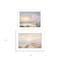 Homeroots Set Of Two Sunrise Sunset 1 White Framed Print Wall Art, 2PK 406155 - alternate 2
