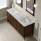 James Martin Vanities Kinnsden 72" Double Vanity, Sable Oak w/ 3 CM Carrara Marble Top D680-V72-SBK-3CAR - alternate 4