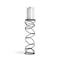 Homeroots 21" Black Geometric Glass And Metal Tabletop Pillar Candle Holder 608390 - alternate 3