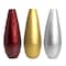Uniquewise Set of 3 31.5in Spun Bamboo Tall Floor Vase - Sleek Metallic Finish, Elegant Home QI003354.GRS - alternate 5