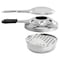 Megachef Enameled Cast Iron Fondue Pot with 6 Serving Forks in Green MCCI-001 - alternate 4