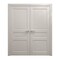 Sartodoors Interior Solid French Double Doors 60 x 84 inches, Ego 5012 Painted White Oak, Wood Interior Solid EGO5012DD-PWO-6084 - alternate 1