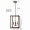 Jonathan Y Magnolia 12.13" 4-Light Adjustable Iron Rustic Farmhouse LED Pendant, Brown JYL7475A - alternate 7