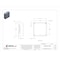 Wiegmann Captive Screws Electrical Enclosures, 18 in H, 6 in D, 18 in W, 1, Steel SC181806 - alternate 5