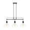 Jonathan Y Marlowe 32.5" 3-Light Farmhouse Industrial Iron/Glass Linear LED Pendant, Oil Rubbed Bronze/Clear JYL7589A - alternate 6