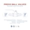 Everflow Press Double-O-Ring Press Ball Valve, Brass 1" 310R001-NL - alternate 3