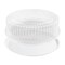 Smarty Had A Party 16 in White Round Plastic Trays with Lids, 25PK 9926WHCS-CASE - alternate 1