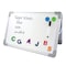 Flipside Small Desktop Easel Set w/ Dry Erase Marker, 2 Magnets 50000 - alternate 3