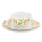 Gibson Home Surrey Hill 12 Piece Round Fine Ceramic Dinnerware Set in White 750123693M - alternate 4