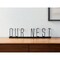 Homeroots 24" Black Metal Our Nest Tabletop Sculpture 392498 - alternate 3