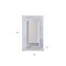 Homeroots 30" White Wood Bookcase 389567 - alternate 3