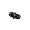 Hps Performance Straight -4 AN Male to Male Union Adapter, Aluminum, Black AN815-4 - alternate 1
