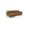 Homeroots 102" Brown Leather Sofa 641039 - alternate 3