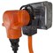 Ac Works Piggy-Back Dryer Adapter, NEMA 14-30P to Dual 14-30R, 1.5 ft, 30A, 125/250V PB14301430 - alternate 6