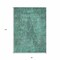Homeroots 8' X 10' Teal Blue And Charcoal Geometric Washable Indoor Outdoor Area Rug 577604 - alternate 4
