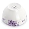 Elama Traditional Purple Rose 24 Piece Stoneware Double Bowl Dinnerware Set 750123731M - alternate 4