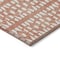 Homeroots 9' X 12' Salmon And Ivory Geometric Washable Indoor Outdoor Area Rug 613805 - alternate 5