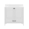 Flash Furniture Haven 36in. Vanity w/Sink, Storage Cabinet w/Blk Hardware, Bottom Drawer, Marble Countertop, Wht FS-BN-4-36-KD-WH-HDBLK-GG - alternate 6