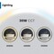 Fab Glass And Mirror Circle LED Mirror for Bathroom, Anti-Fog & Dimmable Touch Switch, 32inches, Gold, Tempered HC32RD-FG - alternate 5
