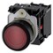 Siemens Illuminated pushbutton, 22 mm, round, plastic, red, pushbutton 3SU1103-0AB20-1CA0-ZY13 - alternate 1