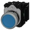 Siemens Illuminated pushbutton, 22 mm, round, metal, shiny, blue 3SU1152-0AB50-1BA0-ZY15 - alternate 3