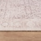 World Rug Gallery Beige Vintage Washable Rug - Low Pile, Subtle Pattern for Neutral Spaces 2 ft x 3 ft WR173BEIGE2X3 - alternate 4