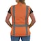 Ergodyne M Orange Class 2 Womens Hi-Vis Surveyor Vest 8247ZW-S - alternate 8