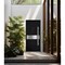 Vdomdoors Steel Door Deux 6072 Black Enamel Entry Door Painted W36xH80 Left hand Inswing DEUX6072EXD-BLK-W36 x H80-LH-I - alternate 5