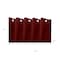 Homeroots 72" Burgundy Vinyl Shower Curtain Liner 548968 - alternate 2