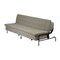 Homeroots 77" Gray Fabric Convertible Futon Sleeper Reclining Sofa 719572 - alternate 5