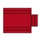 Mytee Products 16ft x 18ft Flatbed Truck 18 Oz Steel Tarp, End-Piece w/4ft Drop & Flap - Red LT4FT3PCE-RED - alternate 1