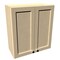 Rigel Cabinetry Kitchen Wall Cabinet, 30 in W x 12 in H, 2-Door, Gray, Solid Wood RTA - 806207 - alternate 1