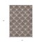 Homeroots 5' X 8' Brown And Beige Geometric Washable Indoor Outdoor Area Rug 594696 - alternate 6