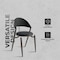 Leisuremod Venice Collection Modern Dining Chair In Black in Black, 4PK VC49BL4 - alternate 7