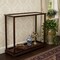 Homeroots 13in Dark Brown And Clear Glass Standard Display Stand 364372 - alternate 5