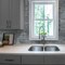 Apollo Tile Coin Gray 11.8 in x 11.8 in Glass Glossy Floor and Wall Subway 4.83 sqft/case, 5PK APLSRA8809A - alternate 4