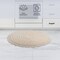 Lavish Home Bathroom Rugs 2 Woven Cotton Bath Mat Set for Boho Decor Round Rugs for Shower, Tub, Toilet, Vanity HT-BATH4-IVY - alternate 6