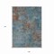 Homeroots 9' X 12' Teal Blue And Brown Abstract Washable Indoor Outdoor Area Rug 609398 - alternate 6