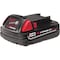 Milwaukee Tool M18 REDLITHIUM CP2.0 Battery, 2.0Ah, Compact, 18V, Li-Ion Battery 48-11-1820 - alternate 1