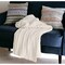 Homeroots Ivory Knitted 100% Cotton Throw Blanket 518769 - alternate 4