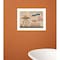 Homeroots Hot Bath 16 White Framed Print Bathroom Wall Art 406788 - alternate 2